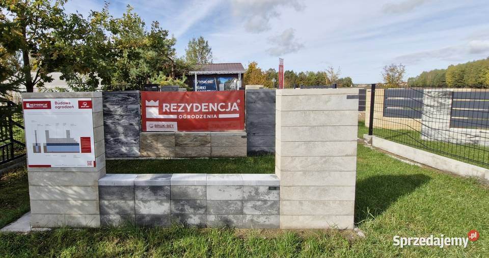 BRUKBET bloczki ogrodzeniowe Piotrowiec