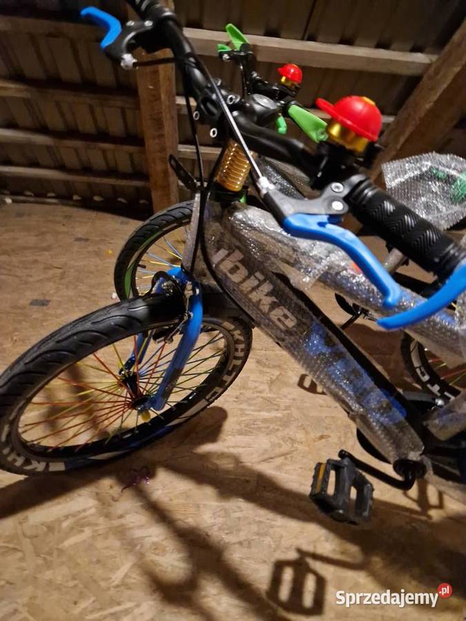 Rowerek 20 niebiesko zielony czerwony YBOBIKE Rowerki i pojazdy wielkopolskie Głogowa