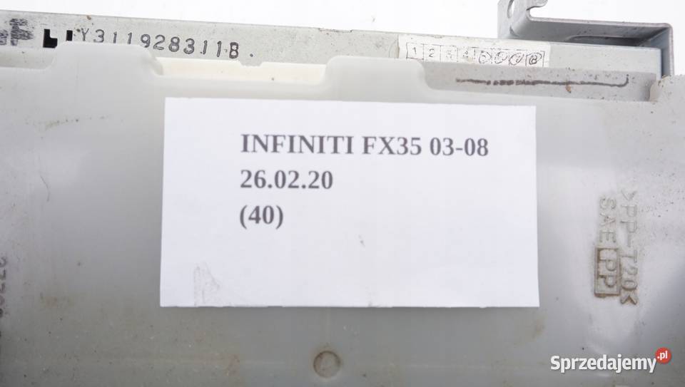 WYŚWIETLACZ EKRAN MONITOR INFINITI FX35 FX45 Nowy Tomyśl sprzedam