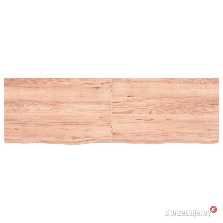 Blat do stołu jasnobrązowy 160x50x26 lite drewno Warszawa sprzedam
