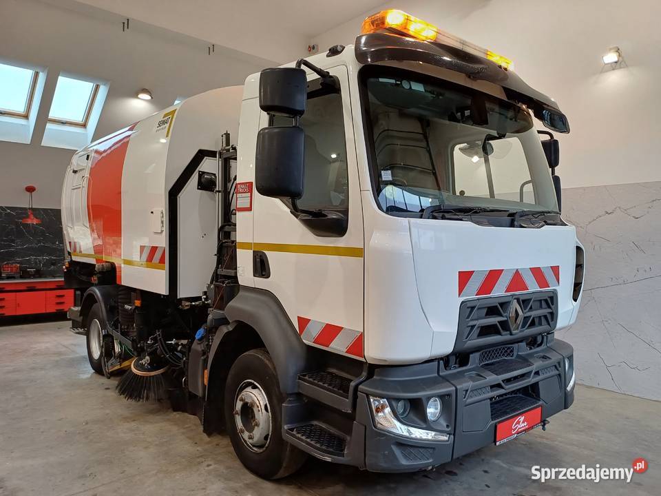 Renault D12 Zamiatarka Semat Zoeller Faun Euro6