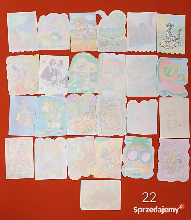 Karteczki notesowe z lat 90 Garbów