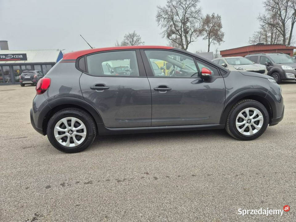 Citroen C3 12B 80 Bezwypadkowy III 2016 grafitowy Gniewkowo