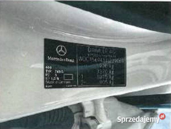 Mercedesbenz GLA sprzedaż syndyka GLA Sydół sprzedam