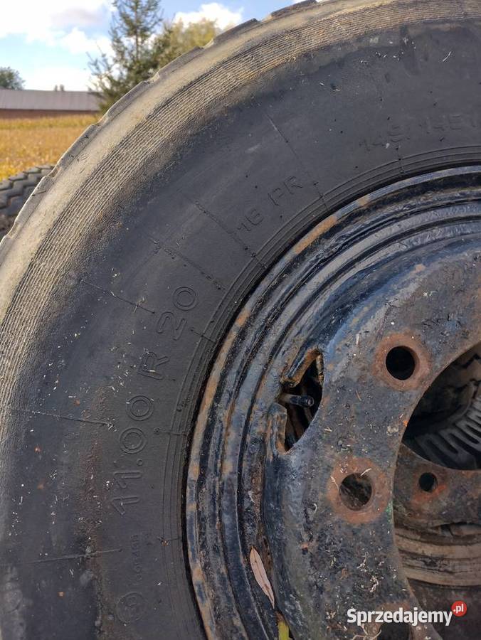 Opona R 20 x 100 ładne 16 płócienne Radialki Spławy Pierwsze