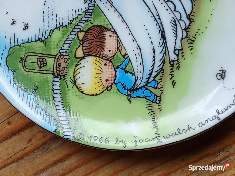 Kolekcjonerskie talerzyki z motywami dzieci zachodniopomorskie Prusim