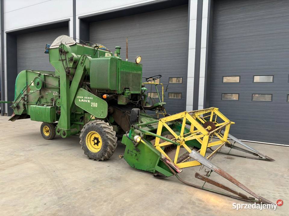 Kombajn zbożowy John Deere Lanz 250 Zbożowe wielkopolskie Bronisław
