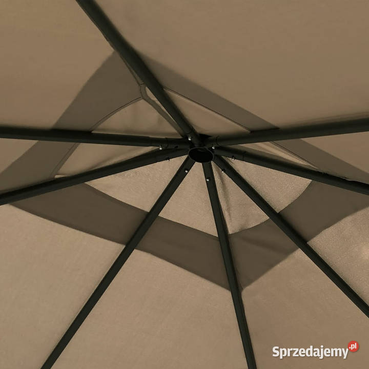 Altana z pokryciem słupków 3x3x26 m taupe 160 gm Warszawa