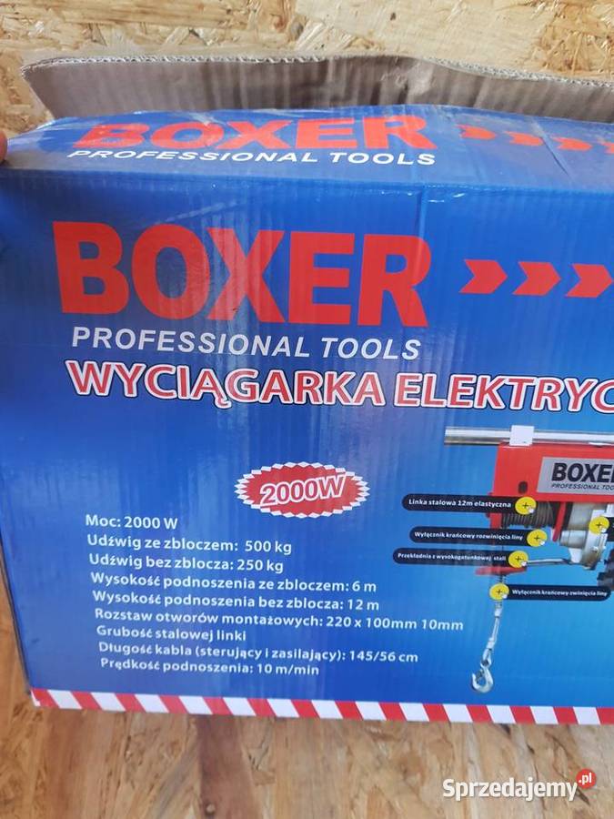 wyciagarka elektryczna firmy Boxer bx 562 Głogowa