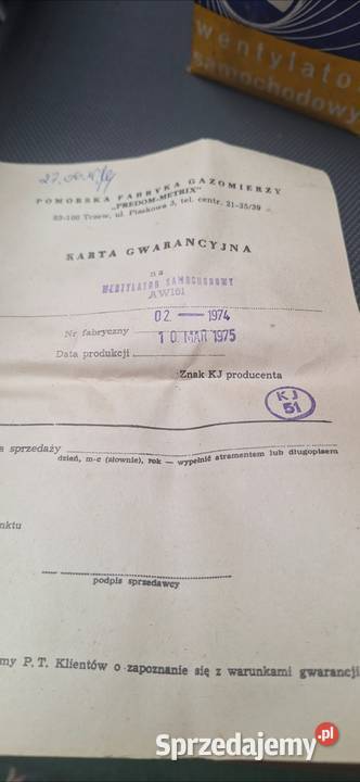 Wiatrak PRL 125p 126p żukwarszawa wartburg Gliwice sprzedam