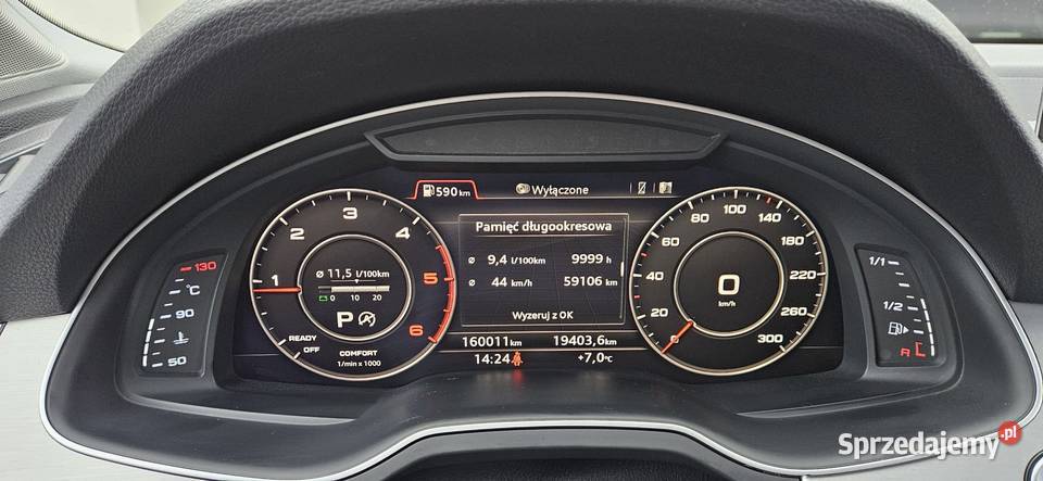 Sprzedam Audi Q7 30 TDI 7 os 272 160 2015r Warszawa