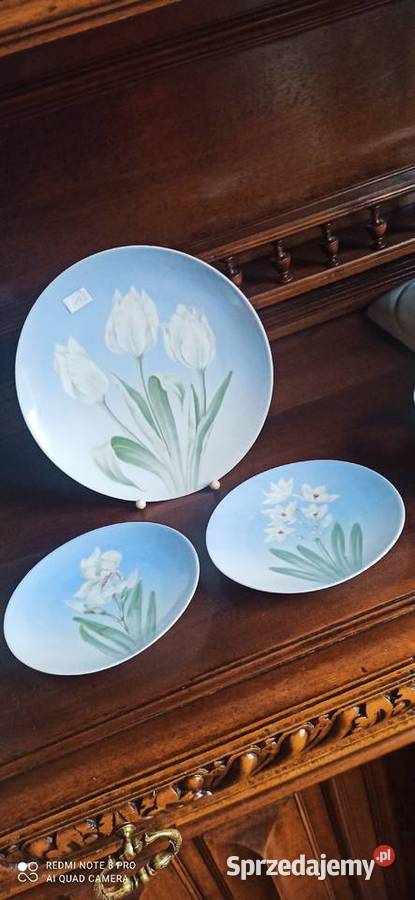 Talerz Rosenthal Sevres Białe kwiaty Syg Thomas Gdańsk