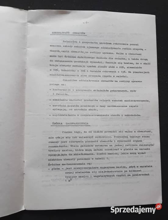 Michał Prymka Agrotechniczne metody walki z wielkopolskie Koźminek