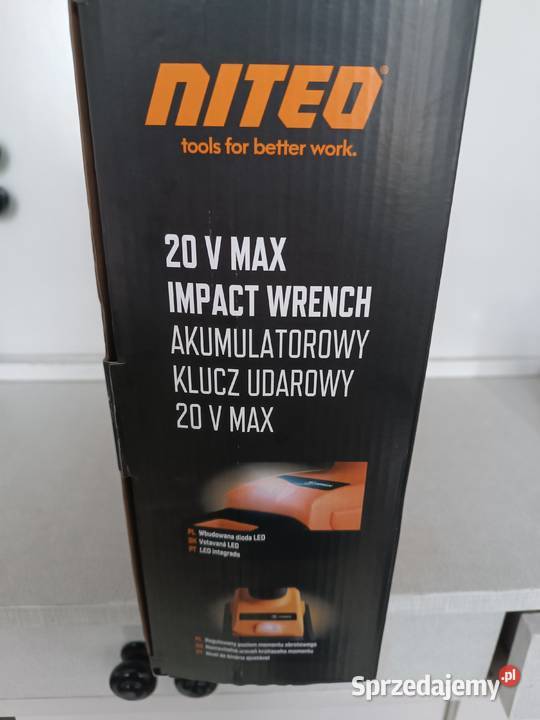 Klucz udarowy akumulatorowy Niteo 200 300 400 Nm