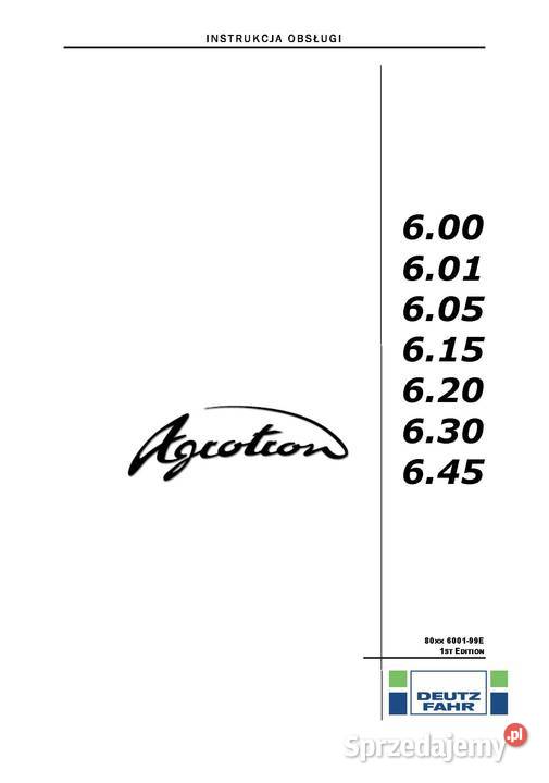 TW900 Instrukcja katalog napraw skrzynia deutz Szamotuły