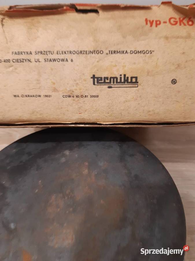 Kuchenka elektrycznaGK6 TERMIKA Pozostałe Chrzanów
