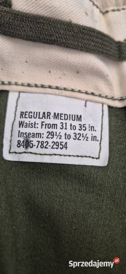 Spodnie M65 Regular Medium 68 RAPID RL Davis MFG dolnośląskie Wrocław sprzedam