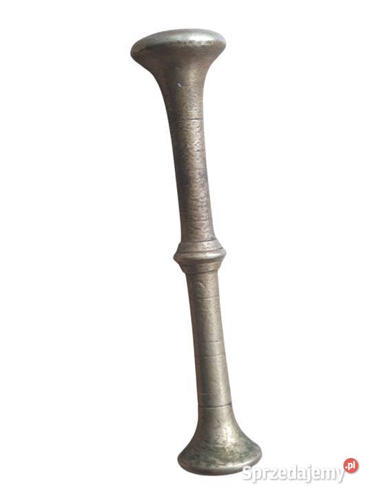 Stary mosiężny moździerz kuchenny sygnowany lata śląskie Cieszyn sprzedam