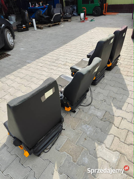 Fotele ISRI 12v pneumatyczne mechaniczne maszny Strzyżew