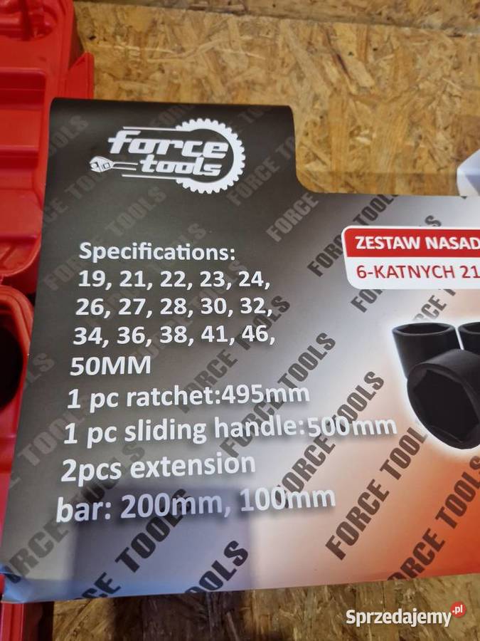 Zestaw Nasadek Udarowych 34 1950mm Force Tools