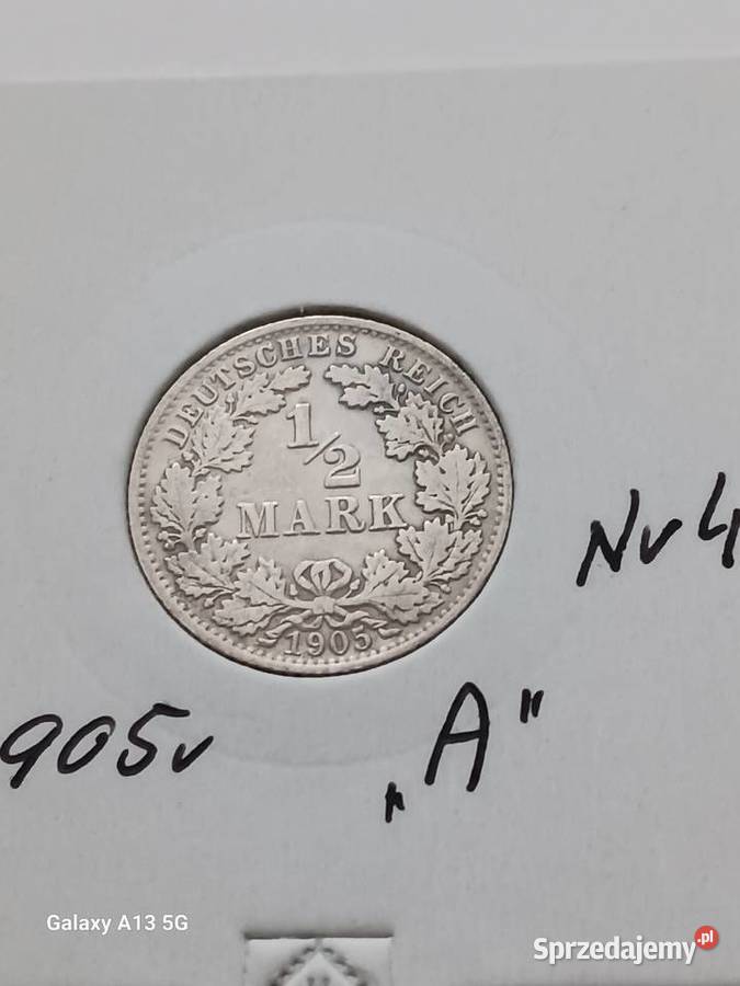 12 Marki Prusy 1905 r 4 mennica A