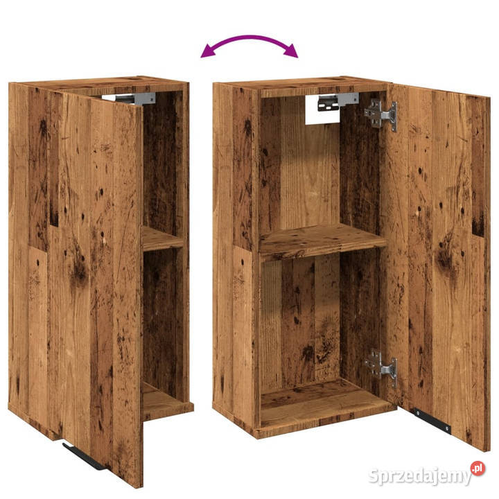 Wisząca szafka łazienkowa dąb artisan 32x20x67 Warszawa