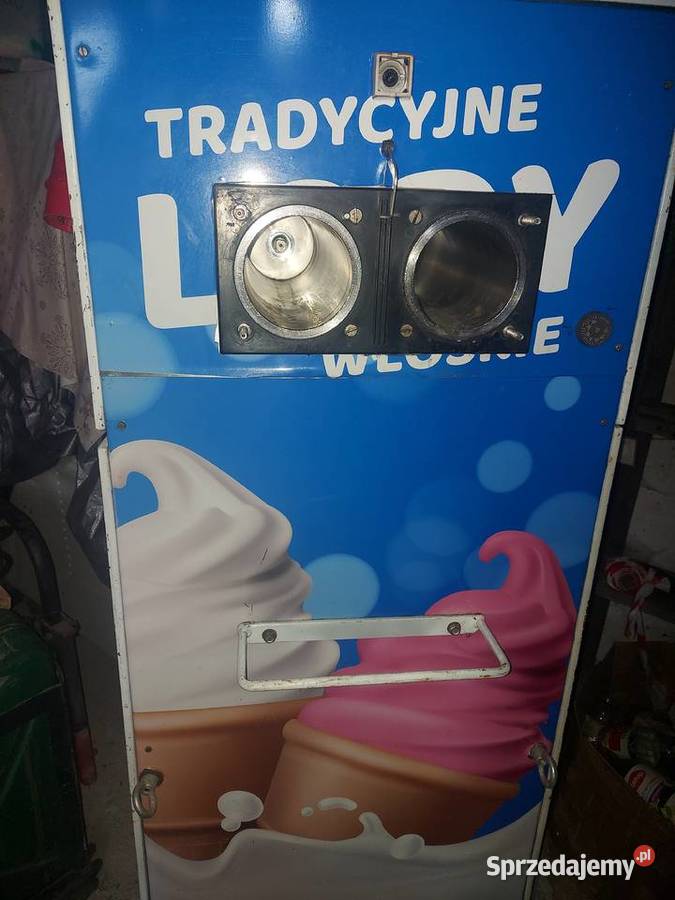 Przyczepa gastronomiczna LODY GOFRY maszyny DDR Nałęczów