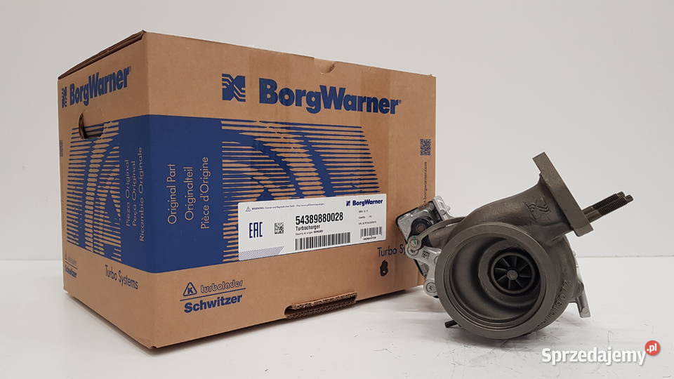 Nowa turbosprężarka BorgWarner KKK 54389880028 Siedlce