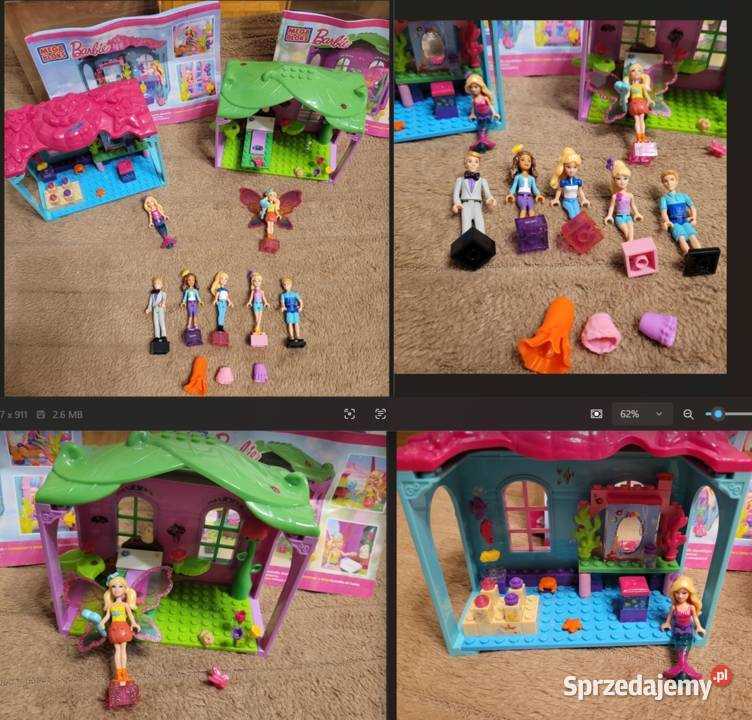 Mega Bloks Barbie num noms gazetki książki Bydgoszcz
