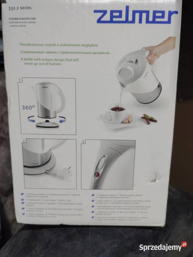 Czajnik elektryczny bezprzewodowy Zelmer