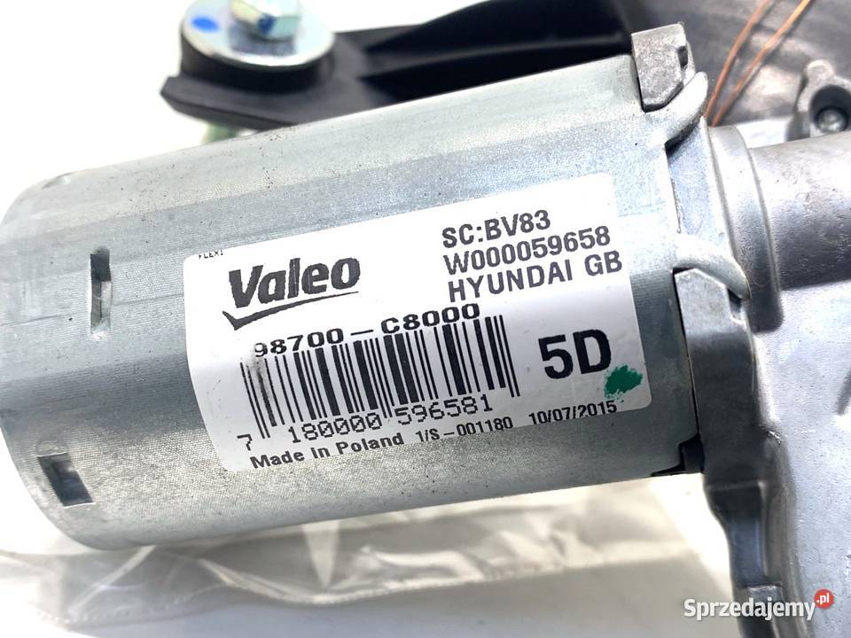 SILNIK WYCIERACZEK TYŁ HYUNDAI i20 II 98700C8000 osobowe Silniki wycieraczek sprzedam