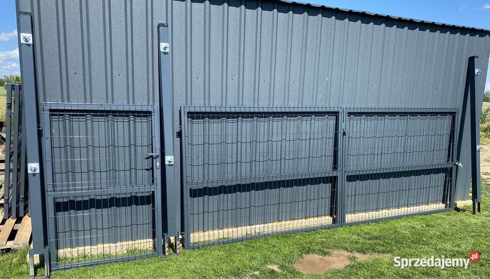 Brama panelowa furtka i słupy Ełk