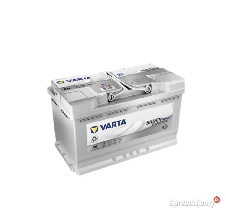 Akumulator 80Ah 800A agm Varta Silver Dynamic A6 Akumulatory Starogard Gdański