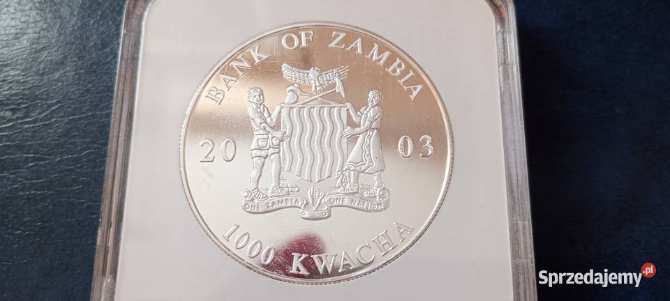Stare monety Medal Jan Paweł II Zambia 268 Lesko