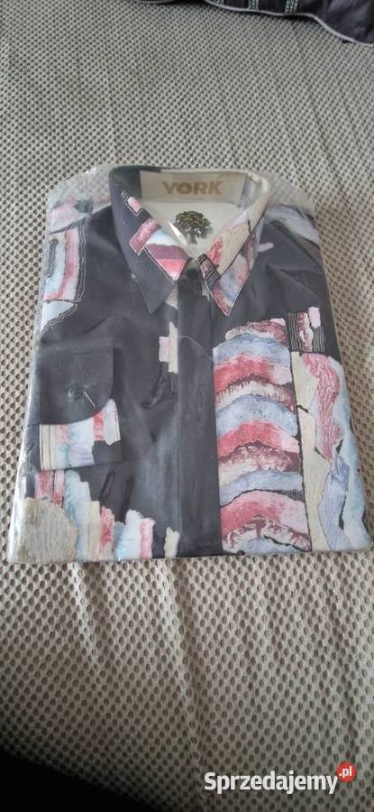 koszula męska M firmy York czarna Odzież codzienna małopolskie Kraków