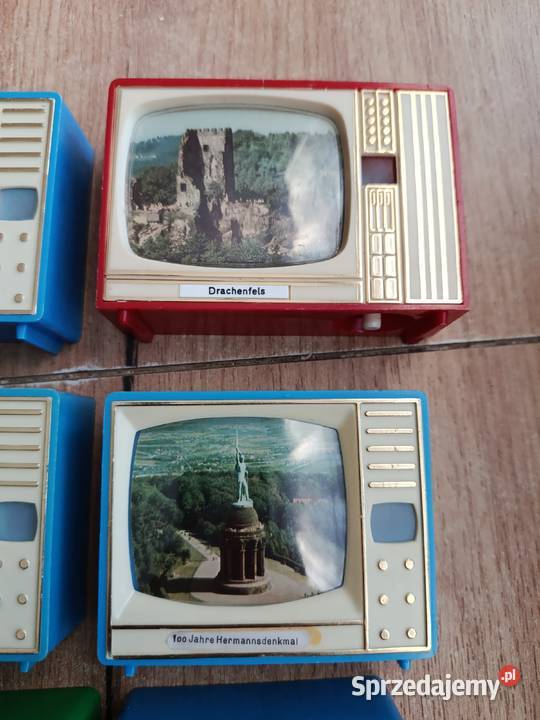 Zabawki szmini telewizorki Plastiskop Niemieckie Choszczno
