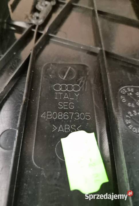 TAPICERKA BOCZEK DRZWI TYŁ PRAWY LEWY AUDI A6 C5