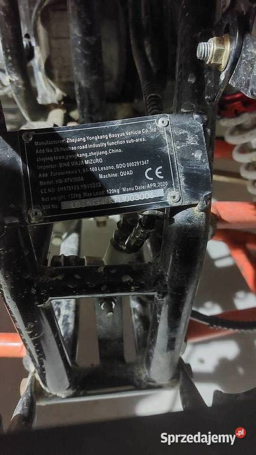 Sprzedam quada 200