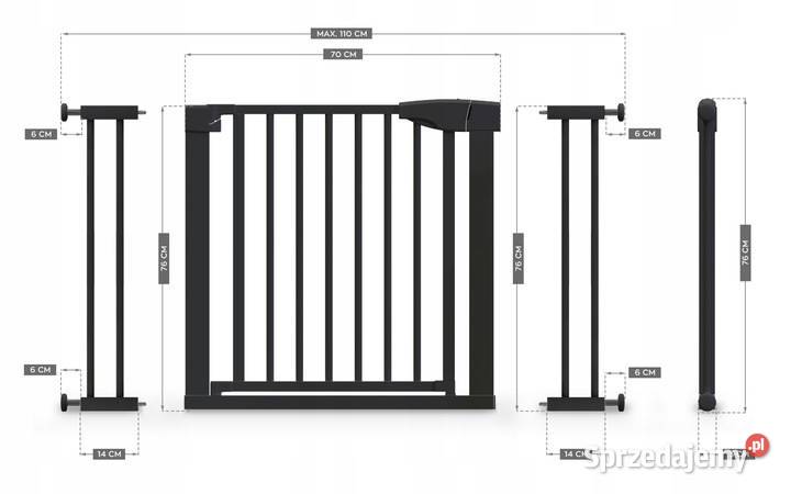 Furtka Bramka Zabezpieczająca Dziecka na Schody Kraków