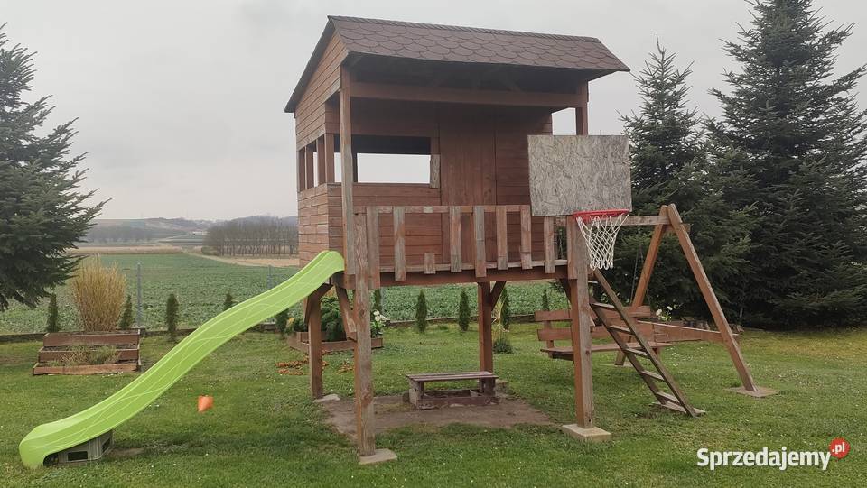 Drewniany domek dziecka Pozostałe Maćkówka