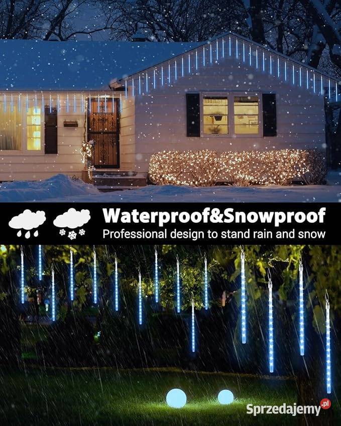 Oświetlenie świąteczne choinkowe ozdobne 240LED Girlandy Tarnów