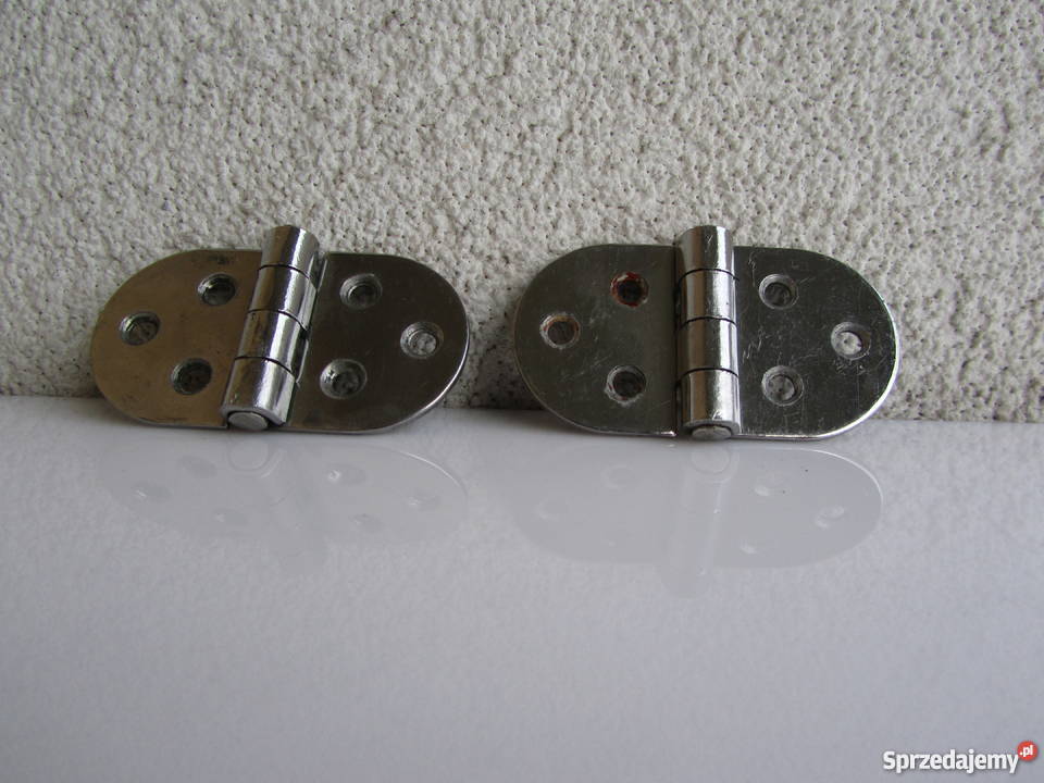 Zawiasy drzwiowe splatane 72x39x2 mm kpl 2 z Pozostałe Olecko