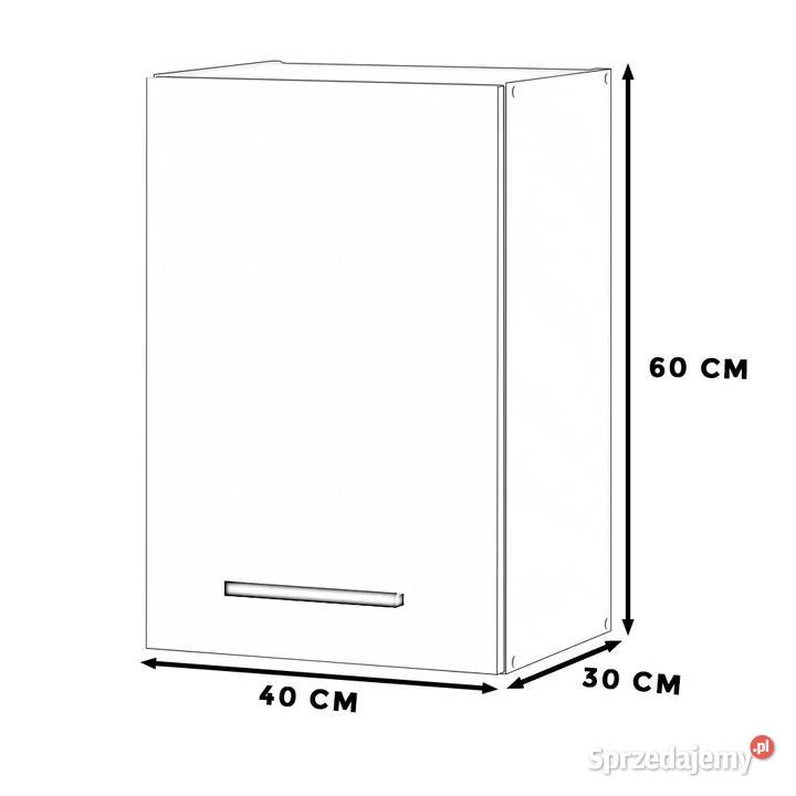 szafka kuchenna wisząca modułowa z uchwytami 40 40cm Elbląg