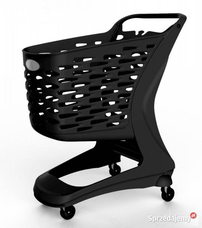 Wózek sklepowy MINI Eko Black 80l Biznes i Przemysł Barczewo