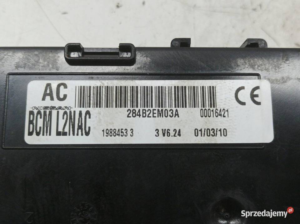 MODUŁ 284B2EM03A BCM L2NAC Nissan Note I 2004 sprzedam