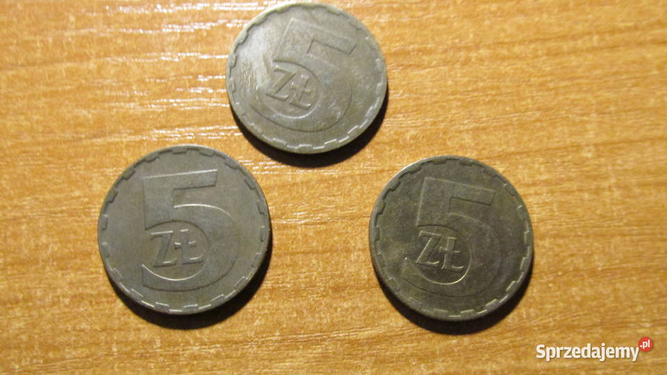MONETY PRL 5 trzy sztuki Bytom