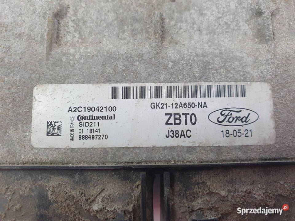 KOMPUTER SILNIKA FORD TRANSIT MK8 GK2112A650NA Lipno