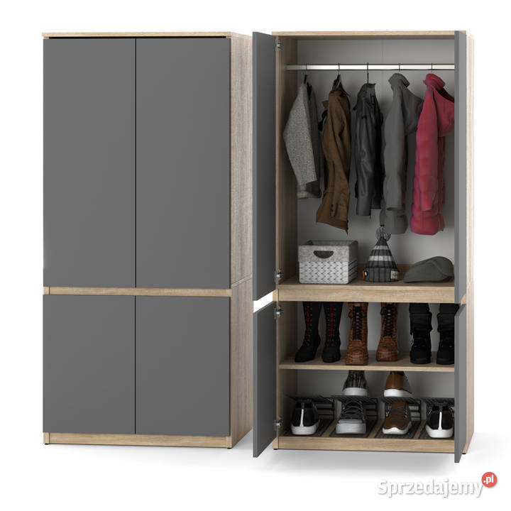 Szafa Nowoczesna Garderoba Do Sypialni Z Półkami Elbląg sprzedam