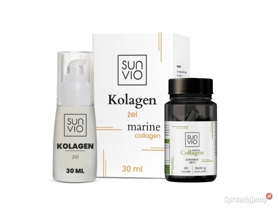 Zestaw kolagen żel 30ml kapsułki
