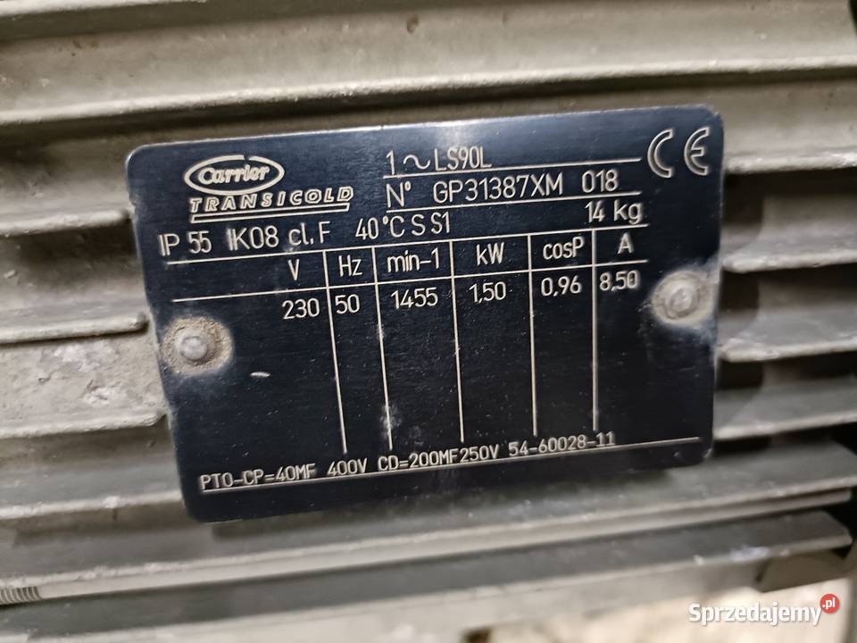 15kW Silnik elektryczny LS90 Carrier 546002811 Racibórz